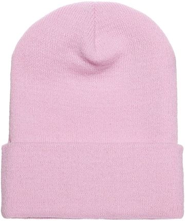 Yupoong Adult Unisex 12" Length Cuffed 100% Turbo Spun Acrylic Knit Beanie